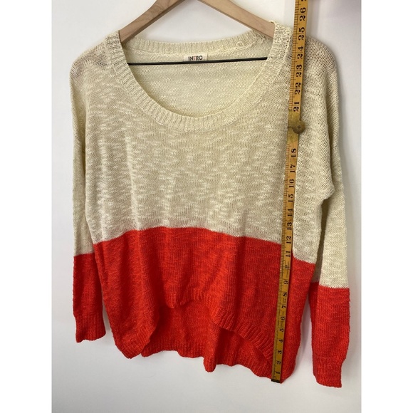 intro. Crew Neck Long Sleeve Sweater Size Small - Picture 4 of 7